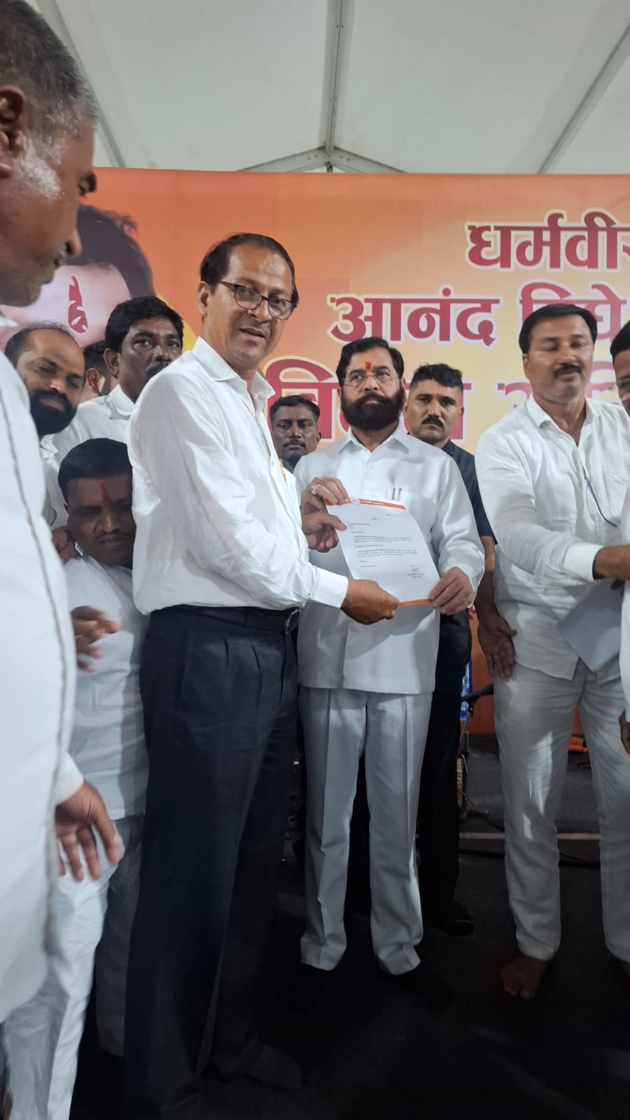 शिवसेना शेतकरी सेनेच्या प्रदेश उपाध्यक्षपदी प्रा. विश्वंभर बाबर यांची फेर नियुक्ती.